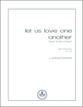 Let us Love One Another SATB choral sheet music cover